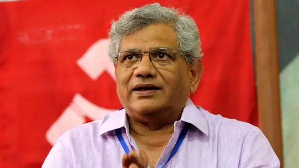 CPM general secretary Sitaram Yechury was admitted to AIIMS Delhi on Monday
