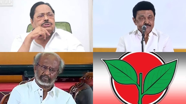AIADMK Rajinikanth duraimurugan KP munusamy