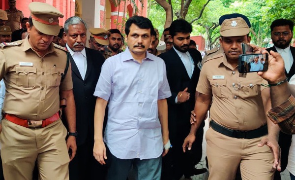 senthil balaji enforcement directorate chennai