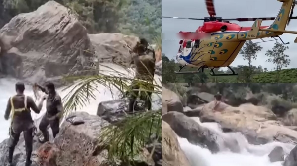 Wayanad Landslide military