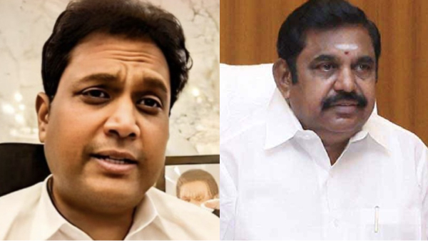 DMK TRB Rajaa Edappadi palaniswami