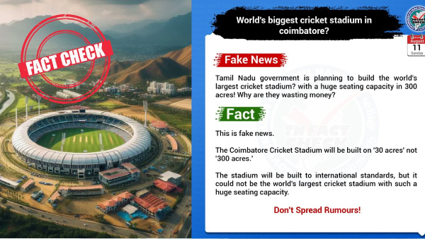 Fact check Coimbatore cricket