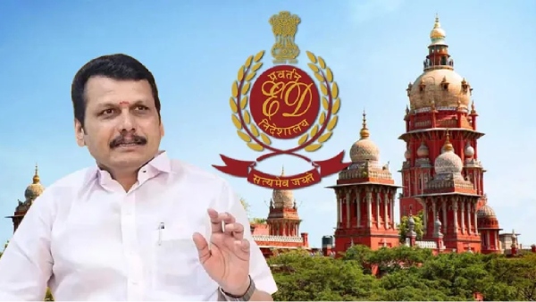 senthil balaji enforcement directorate chennai