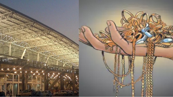 Chennai airport gold