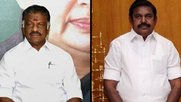O Panneerselvam Edappadi Palaniswami AIADMK