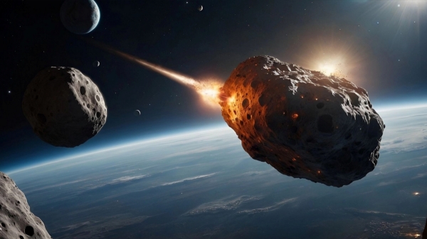 Asteroid Meteor Space
