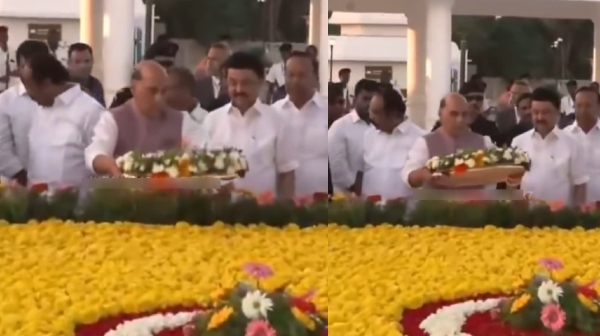 karunanidhi chennai rajnath singh