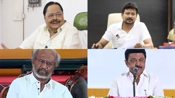 rajnikanth duraimurugan udhyanidhi stalin stalin