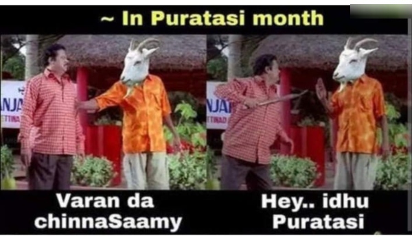 purattasi sunday memes