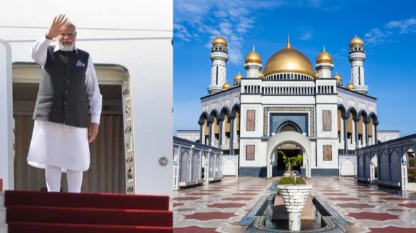 burnei narendra modi india