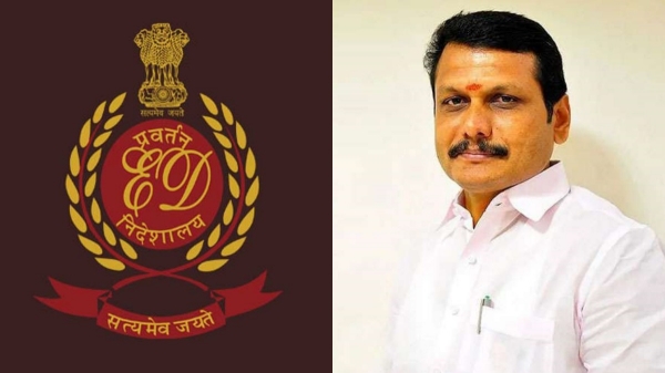 senthil balaji enforcement directorate chennai