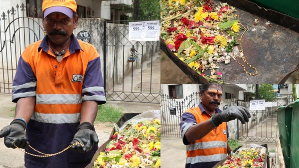 chennai corporation pourakarmikas gold chain