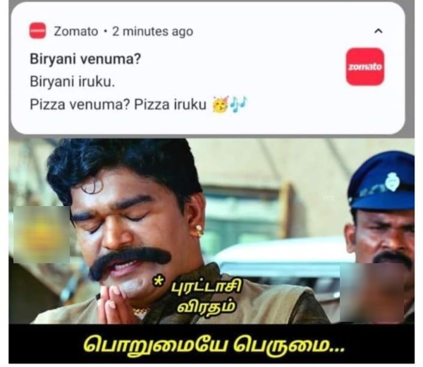 purattasi sunday memes