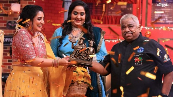 television cook with comali priyanka