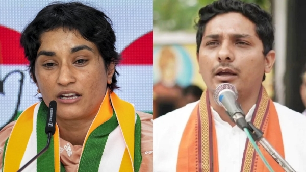 haryana assembly election 2024 congress vinesh phogat
