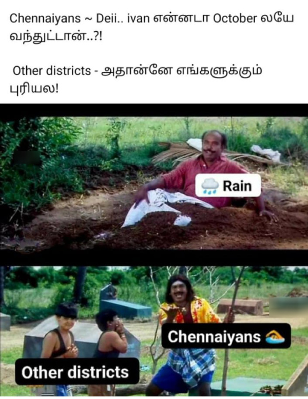 red alert velachery car rain cold summar chennai flood school students