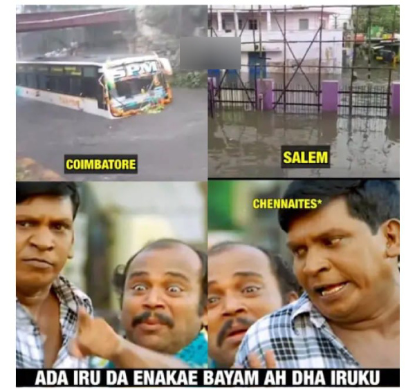 red alert velachery car rain cold summar chennai flood school students