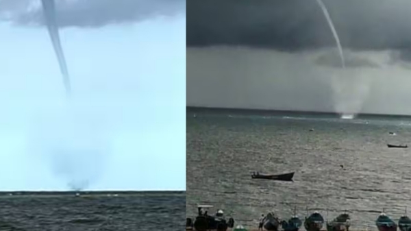 kerala vizhinjam sea watespout