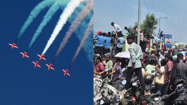 chennai air show 2024 iaf airshow 2024 chennai marina