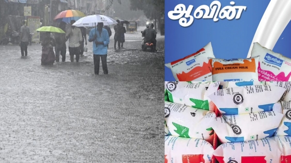 chennai rains milk