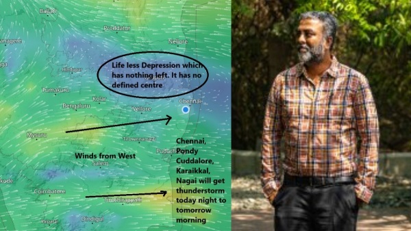 chennai rain weather tamil nadu weatherman