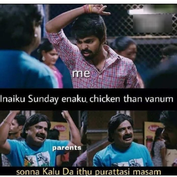 purattasi sunday memes
