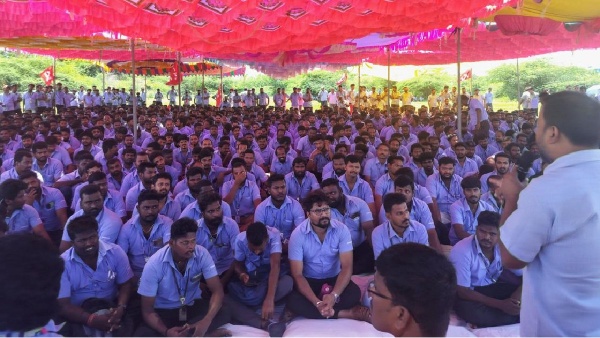 samsung protest tamil nadu