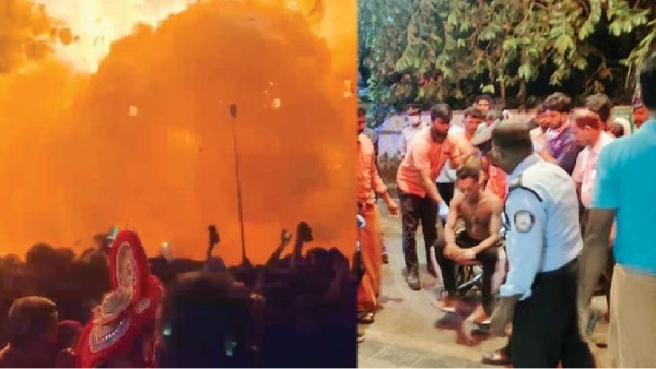 kerala fire accident temple