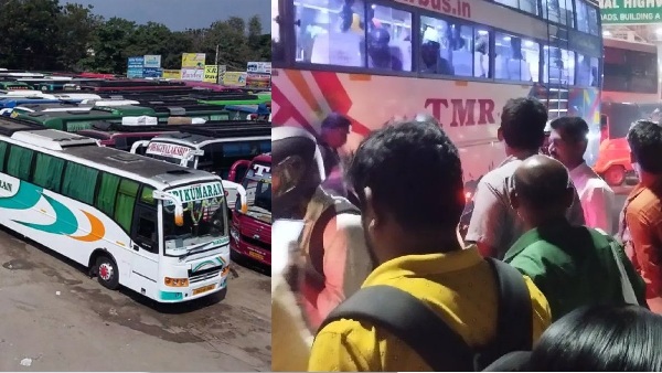 chennai omni bus diwali news