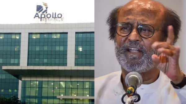 rajinikanth apollo hospital chennai