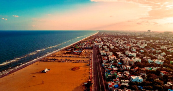 marina beach aerial adventure show