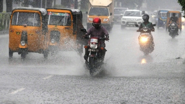 weather rain chennai