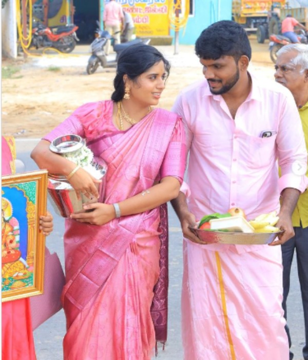 ethirneechal serial actress sathya devaraj