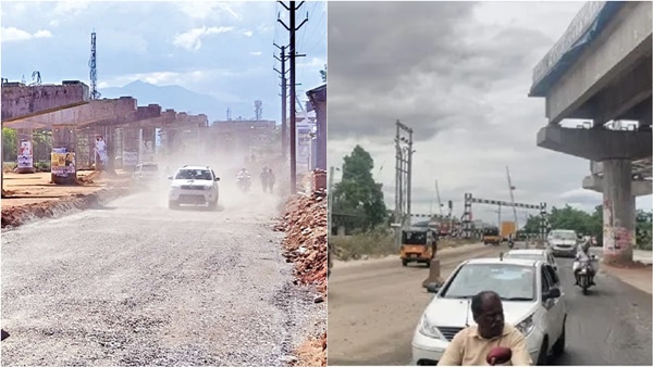 theni railway flyover
