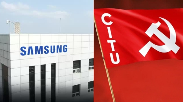 samsung protest kanchipuram