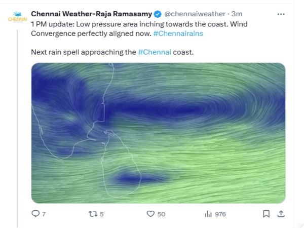weather chennai rains