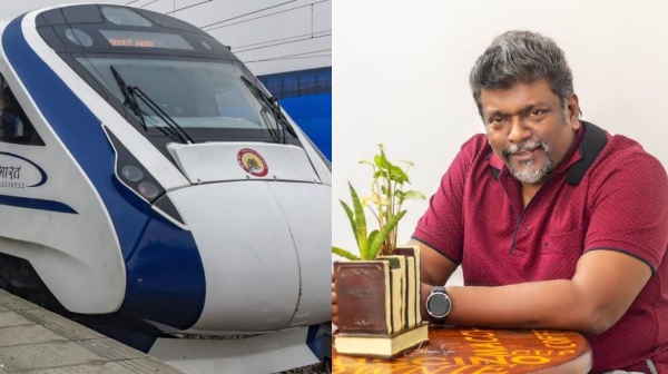 actor parthiban vande bharat railway