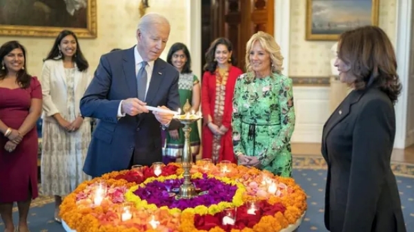donald trump diwali 2024 us election 2024 kamala harris joe biden