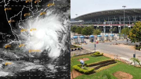 cyclone fengal weather chennai airport