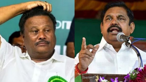 aiadmk dindigul srinivasan edappadi palaniswami