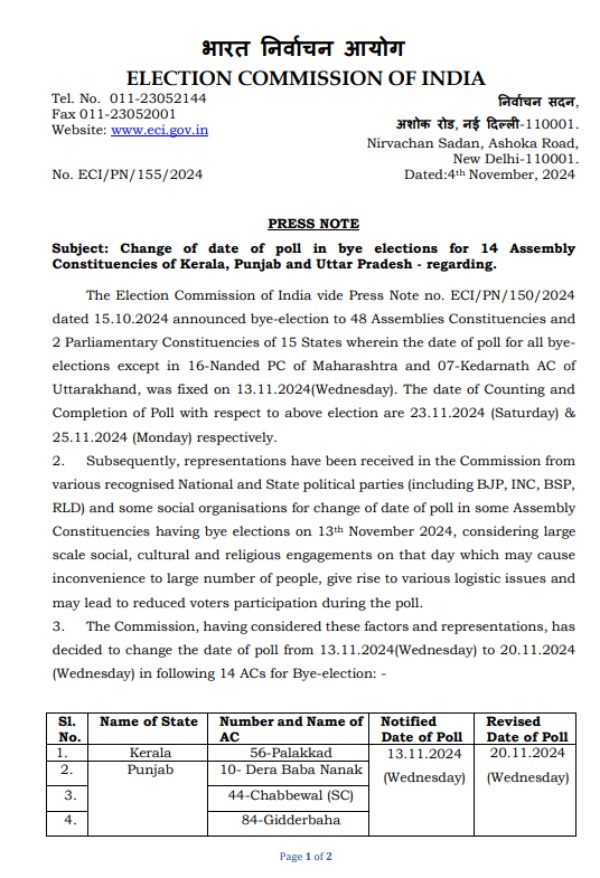 by elections election commission maharashtra assembly election 2024