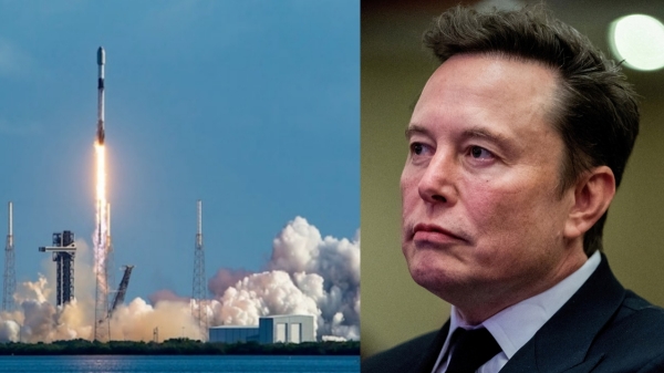 isro satellite spacex