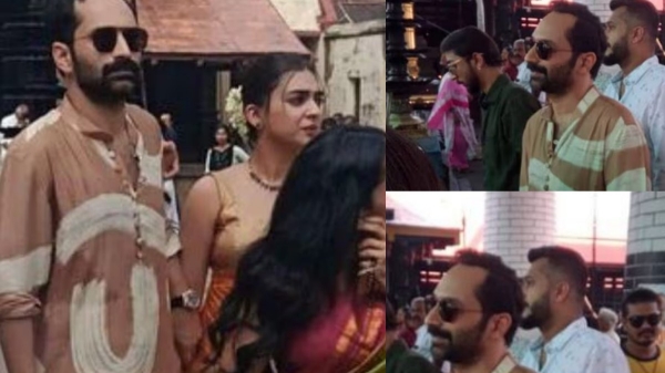fahadh faasil nazriya temple