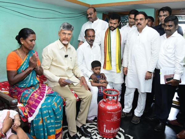 andhra chandrababu naidu gas cylinder andhra chandrababu naidu gas cylinder