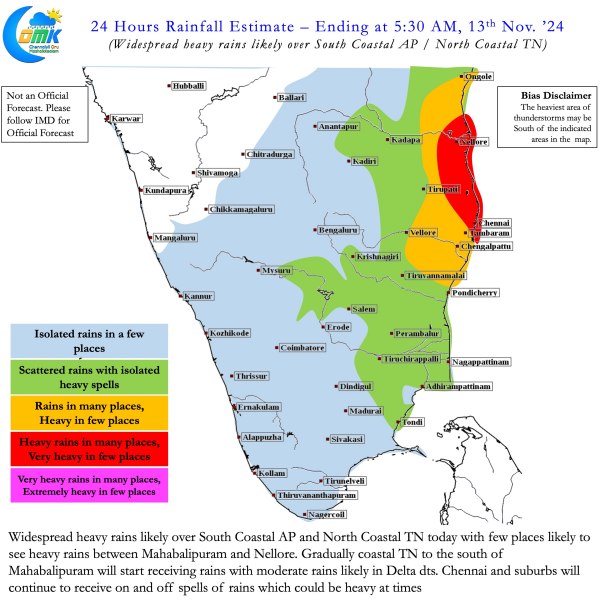 weather rain chennai