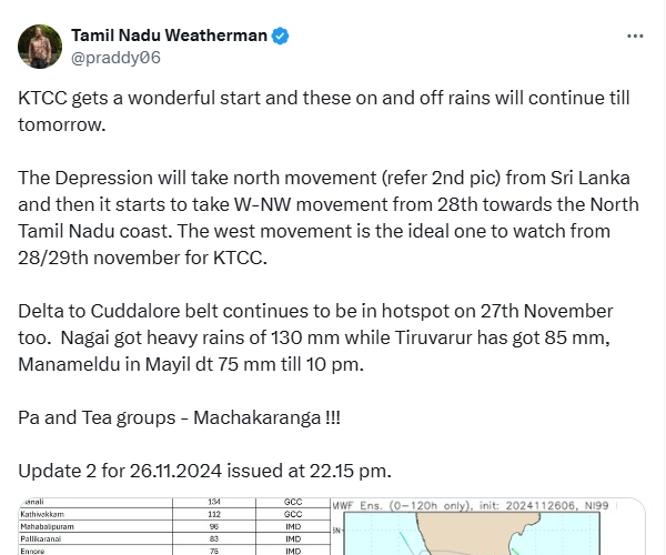 weather cyclone fengal tamil nadu weatherman