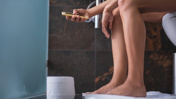 bathroom smartphone health