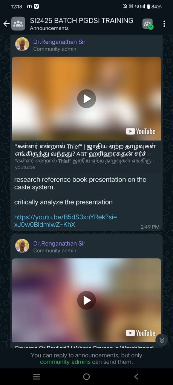 dindigul gandhigram university bjp