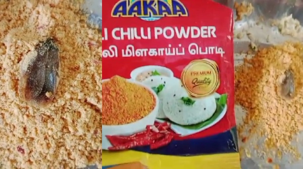 dindigul food safety dept cockroach