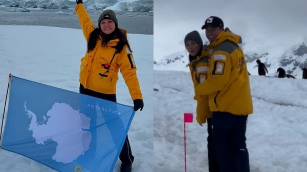 antarctica trending video